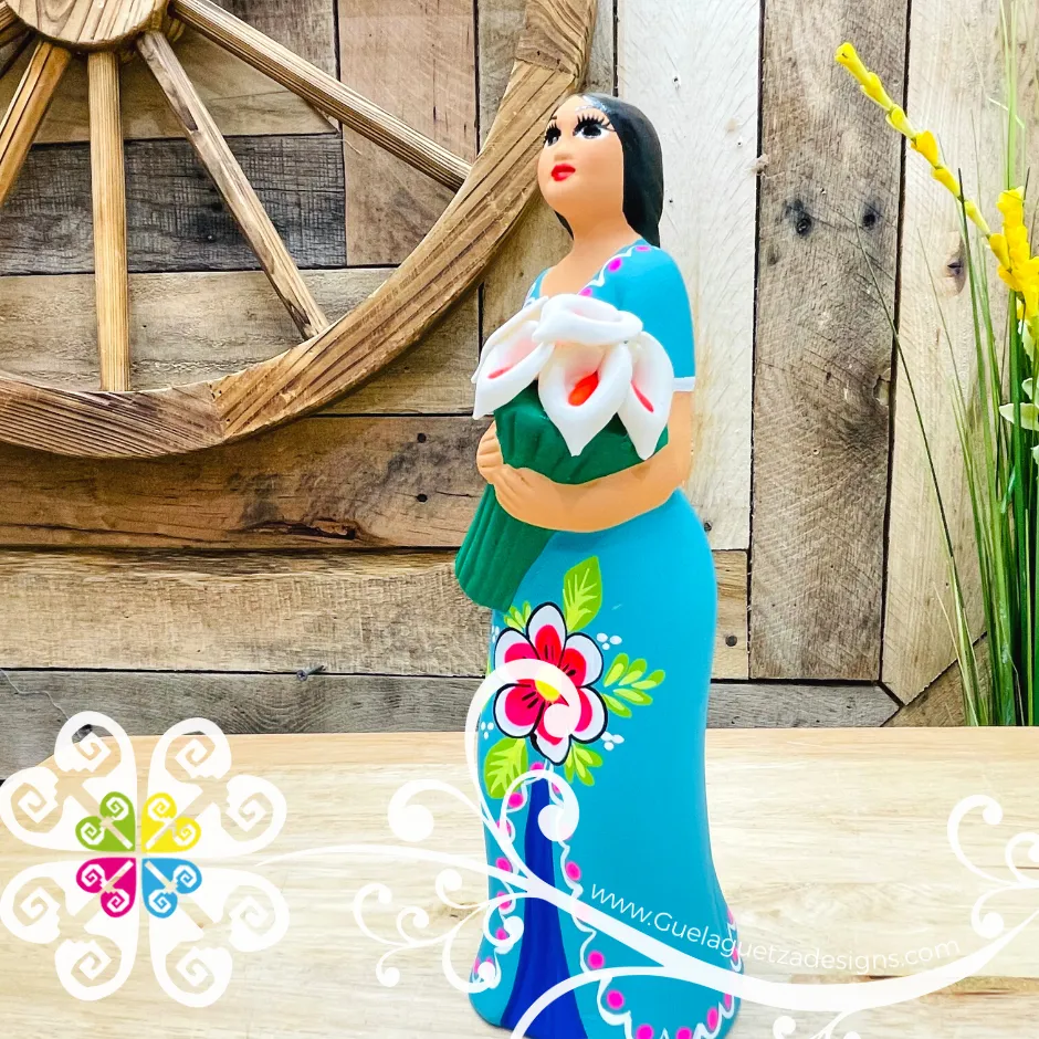 Small Maria Michoacana Doll - Ceramic Statue
