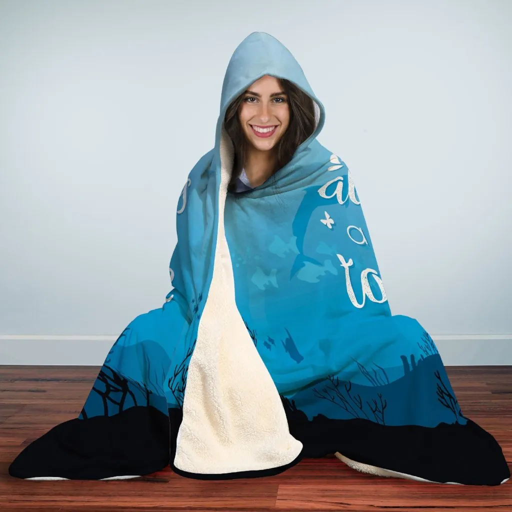 Smile Hooded Blanket