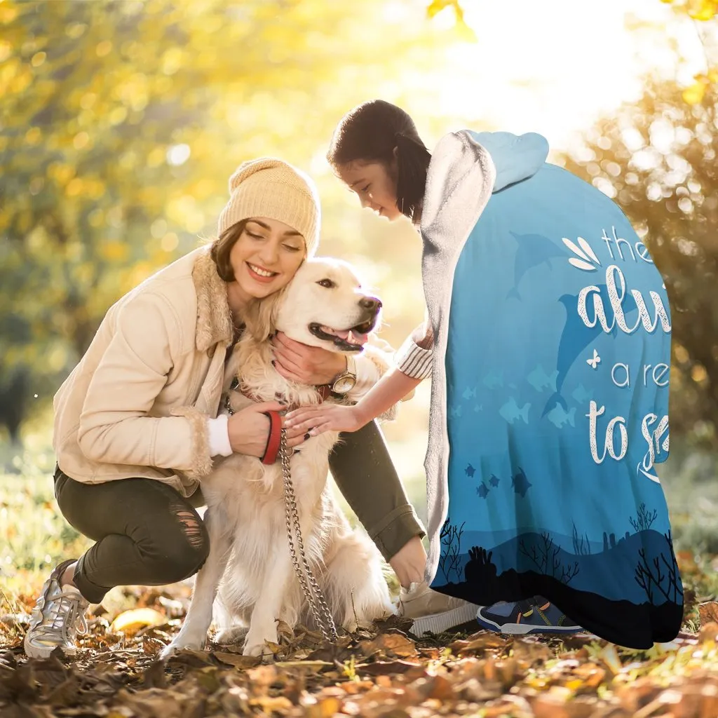 Smile Hooded Blanket