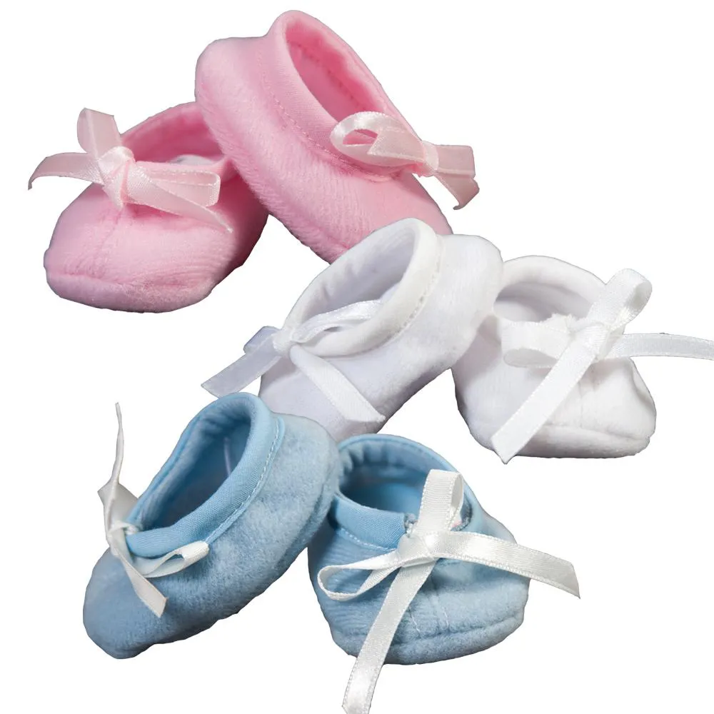 Soft Doll Shoes w/Ribbon