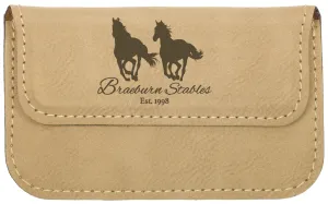 Soft Leather Business Card Holder