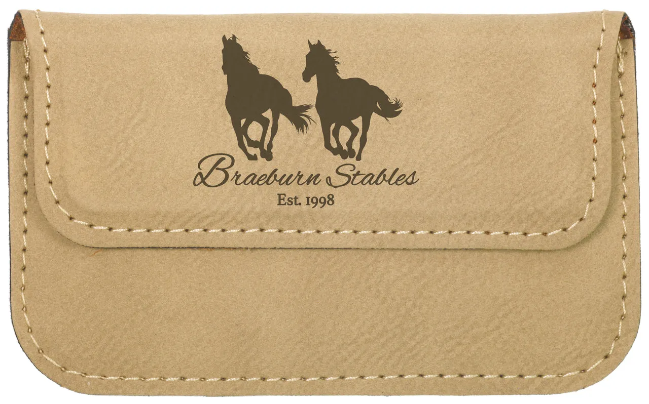 Soft Leather Business Card Holder