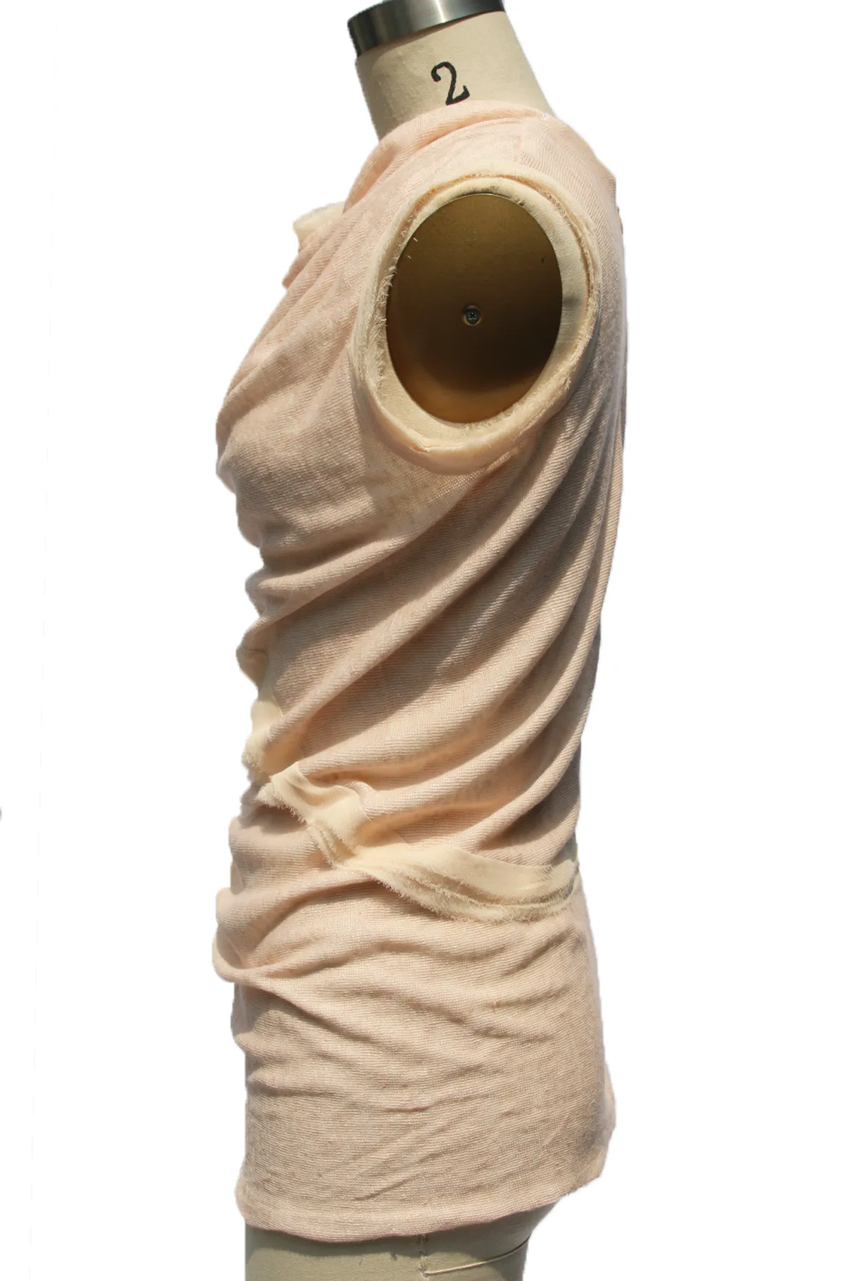 Soft Petal Draped Blouse