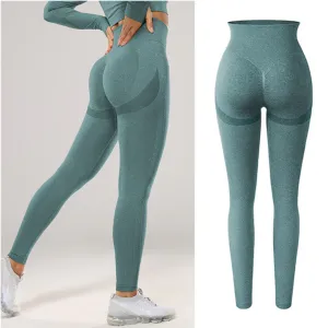 Soft Shade Leggings - Green-Dark-Style 1
