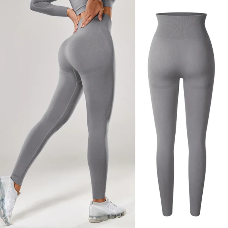 Soft Shade Leggings - Yellow-Style 1