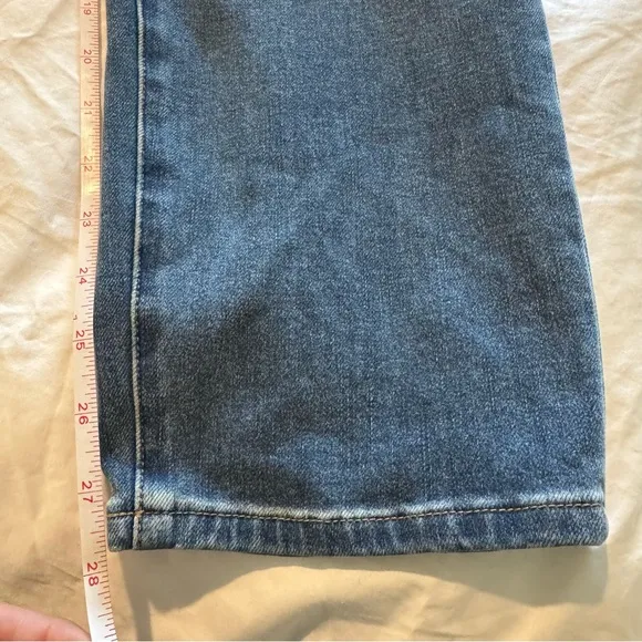 Soft Surroundings The Ultimate Denim Relaxed Straight Pull On Jeans - Size PM