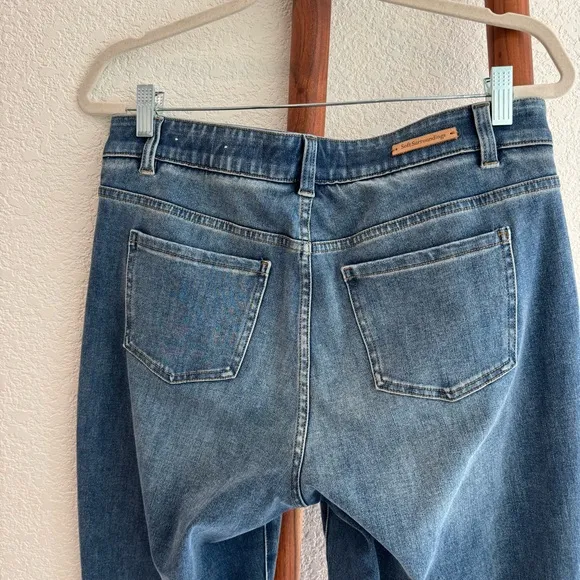 Soft Surroundings The Ultimate Denim Relaxed Straight Pull On Jeans - Size PM