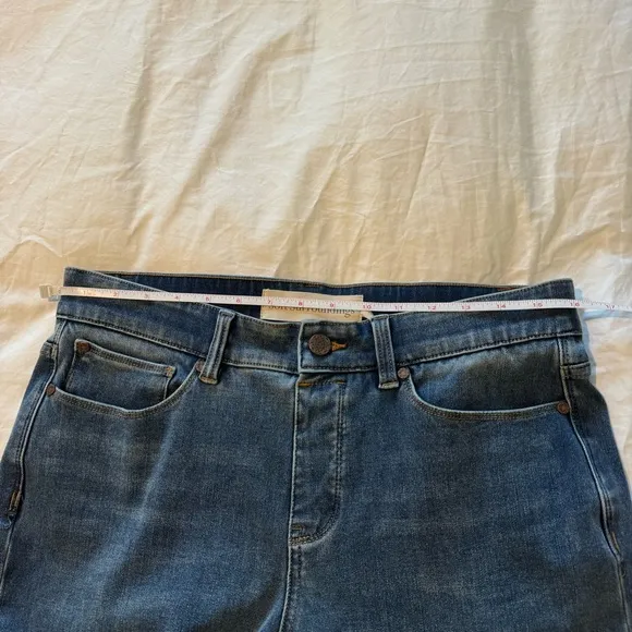 Soft Surroundings The Ultimate Denim Relaxed Straight Pull On Jeans - Size PM