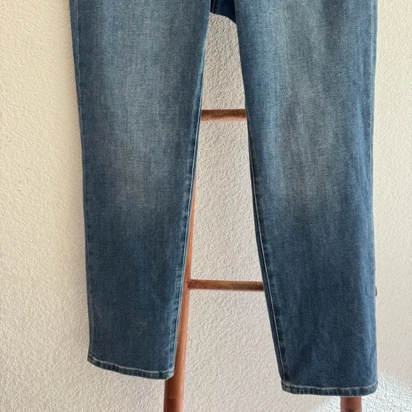 Soft Surroundings The Ultimate Denim Relaxed Straight Pull On Jeans - Size PM