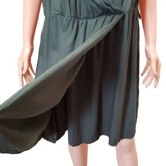 Soft Surroundings Faux Wrap Dress Size 1X