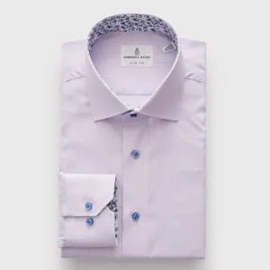 Solid Oxford Sport Luxury Shirt with Contrast