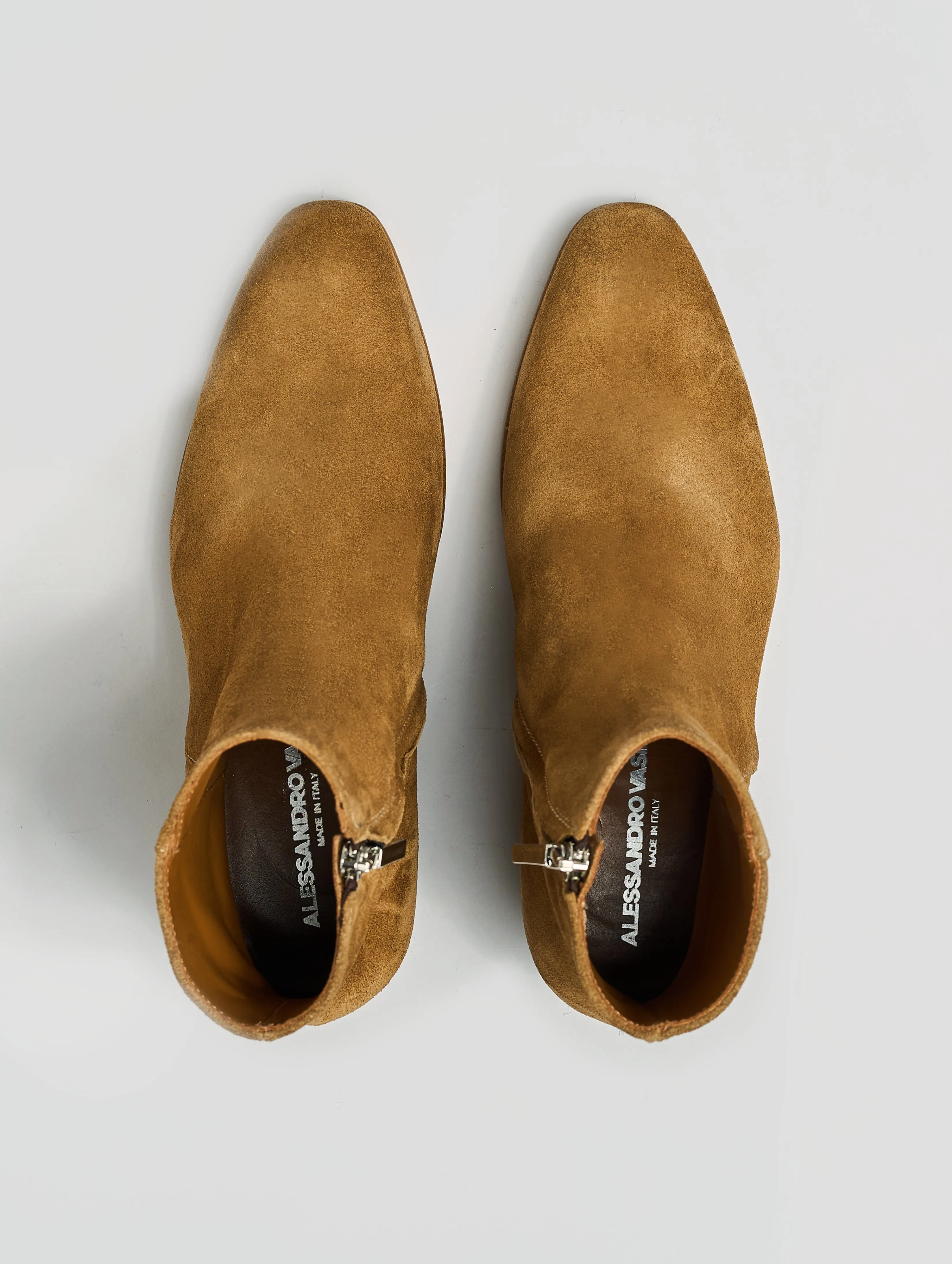 SONNY 40MM ANKLE BOOT IN TOBACCO SUEDE
