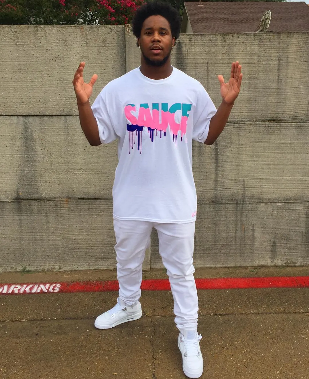 South Beach Sauce | White Tee