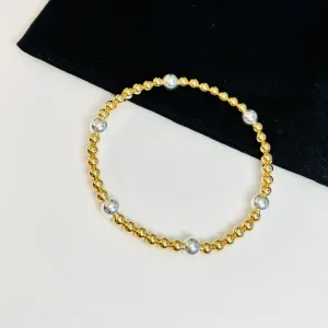 SPHERE | Gold and Silver Bead Bracelet