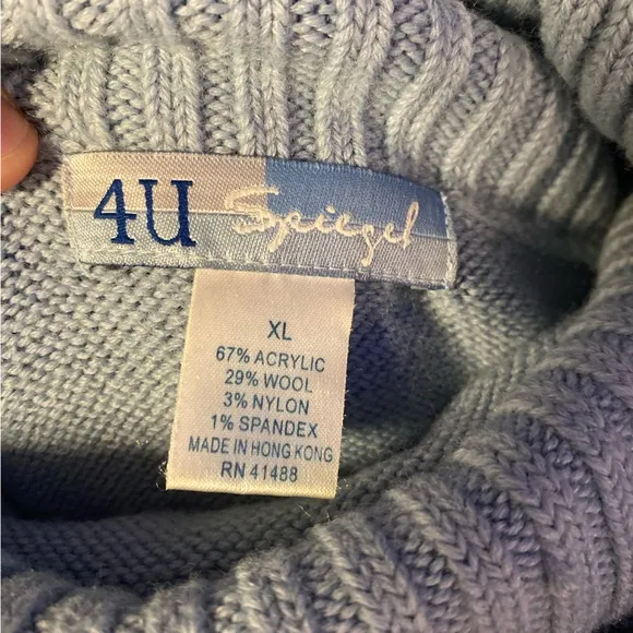 SPIEGEL WOMEN’s CIDER OFF THE SHOULDER LONG SLEEVES KNIT SWEATER
