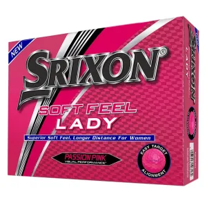 Srixon Soft Feel Lady Passion Pink Personalization Golf Balls