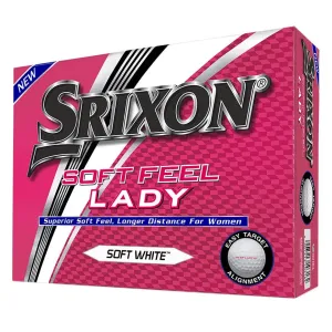 Srixon Soft Feel Lady Soft WhitePersonalization Golf Balls