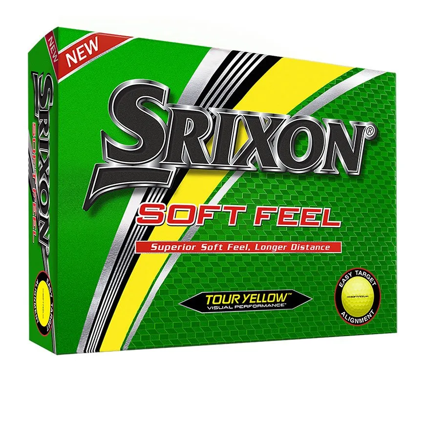 Srixon Soft Feel Tour Yellow Personalization Golf Balls