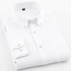 Standard Fit Long Sleeve Oxford Shirt