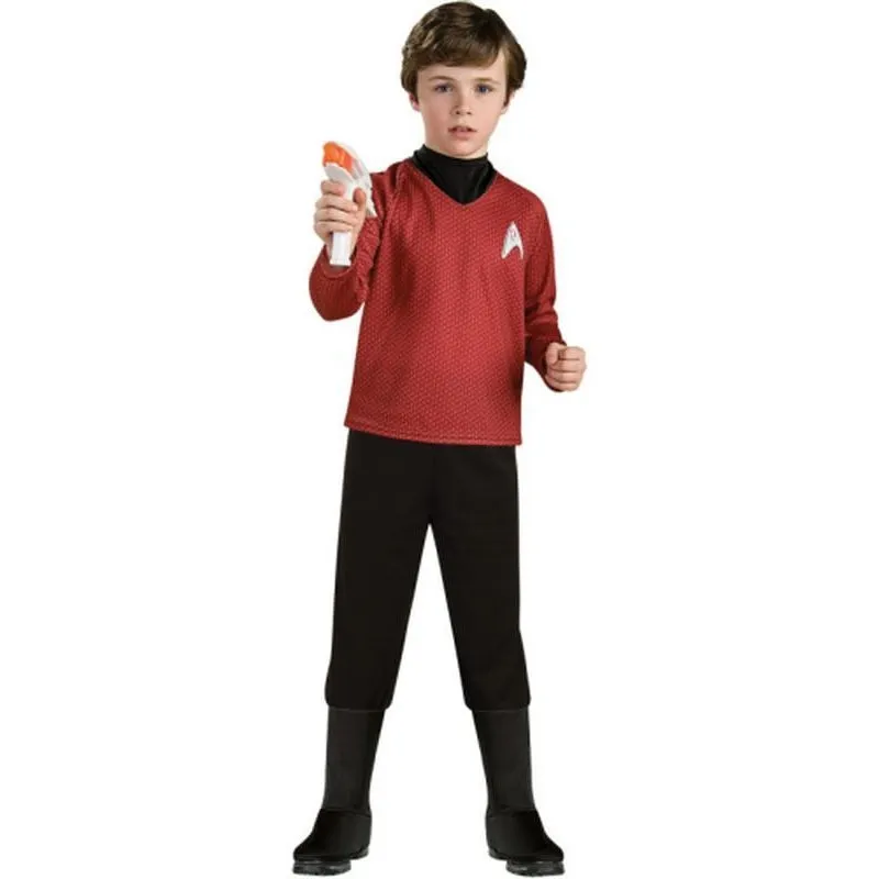 Star Trek Deluxe Red Shirt Child Size M