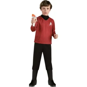 Star Trek Deluxe Red Shirt Child Size M