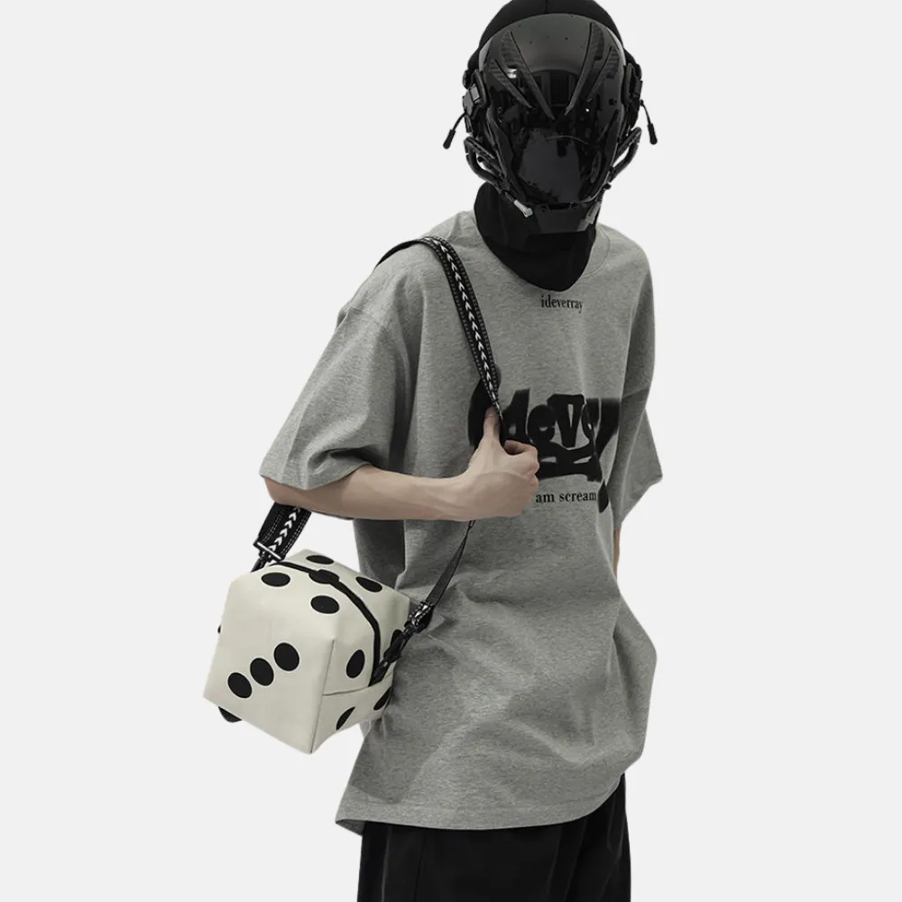 Street Couple Dice Shoulder Bag