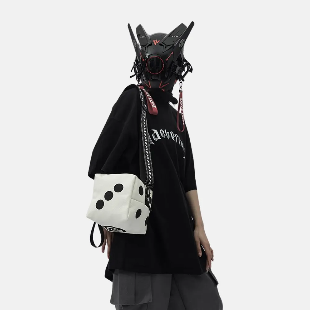 Street Couple Dice Shoulder Bag