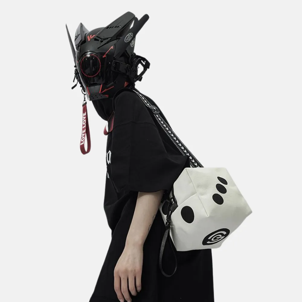 Street Couple Dice Shoulder Bag