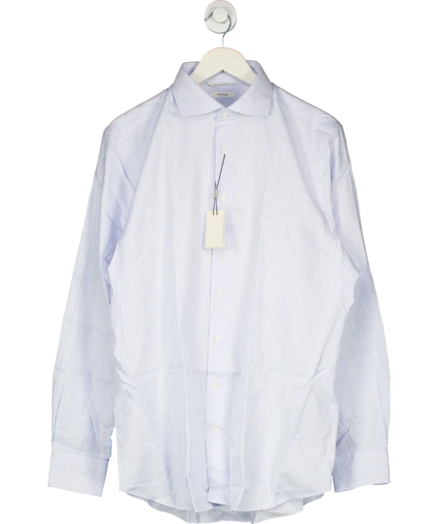 Suitsupply Light Blue Striped Oxford UK 42" CHEST