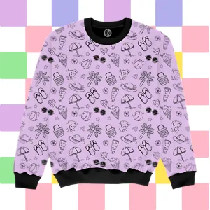 Summer Beach Vibes AOP Sweatshirt