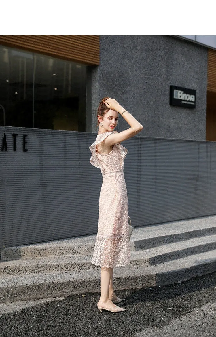 Summer Dress Office Lace Maxi Dress