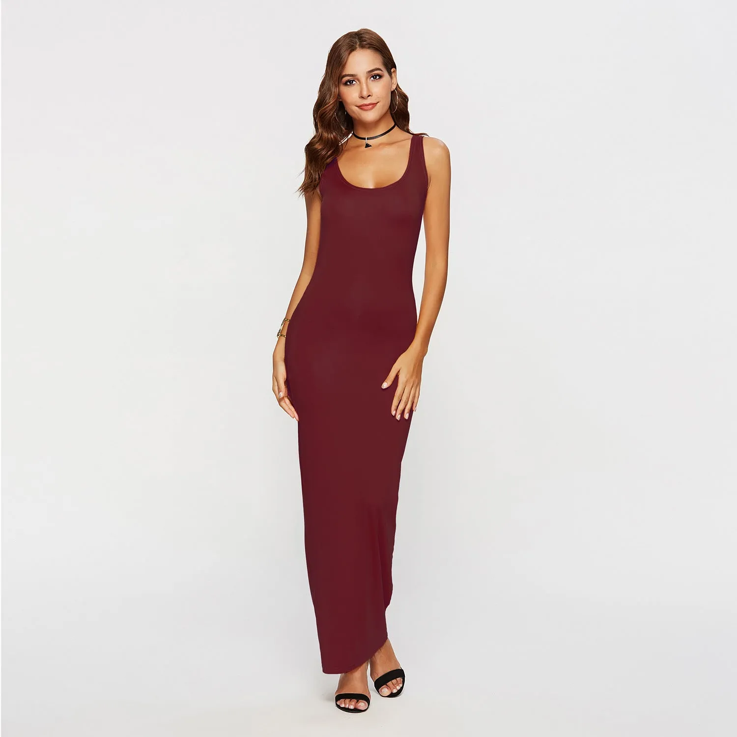 Summer Sleek Maxi Dress