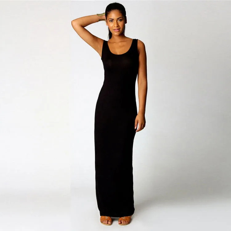 Summer Sleek Maxi Dress