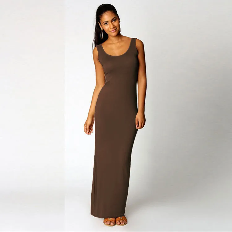Summer Sleek Maxi Dress
