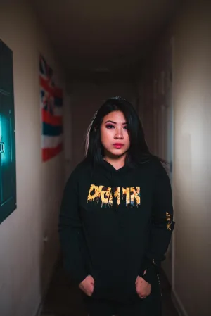Sunflower Drippin (V3) | Black Hoodie