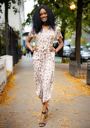 Sweet As Honey Floral Midi Dress