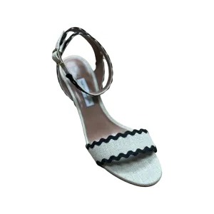Tabitha Simmons Leticia Ricrac Natural Linen/Black