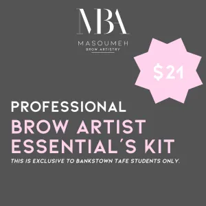 TAFE BROW ARTIST ESSENTIAL'S KIT - PROFESSIONAL