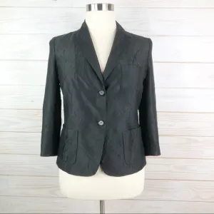 Talbots Blazer Career Jacket Silk Size 12