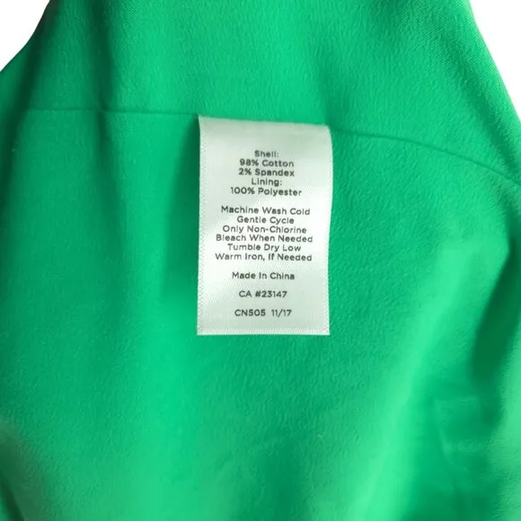 Talbots Dress Green Floral Spring Easter Colorful Shift 10