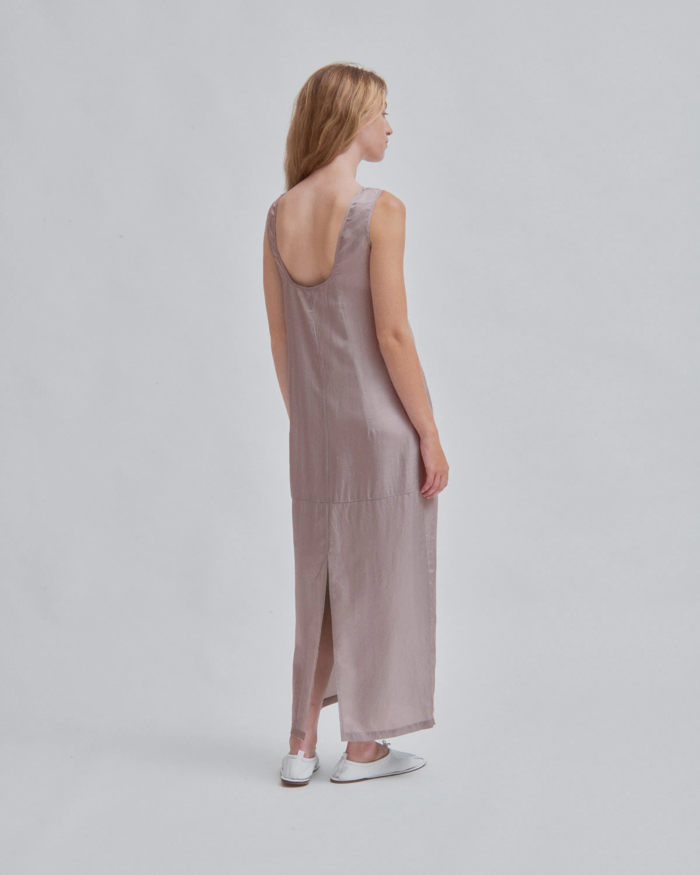 Tank Dress in Stone