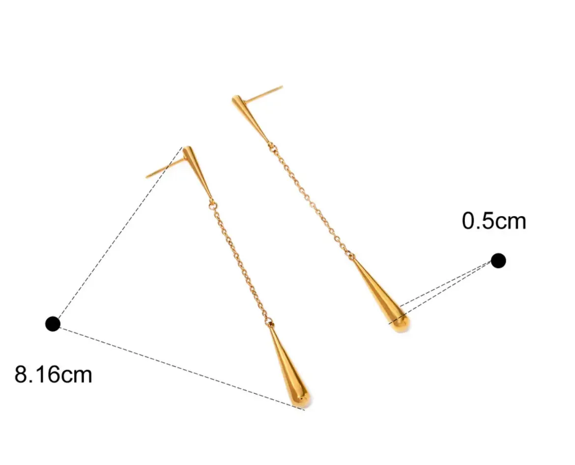 Teardrop Minimalist Earrings