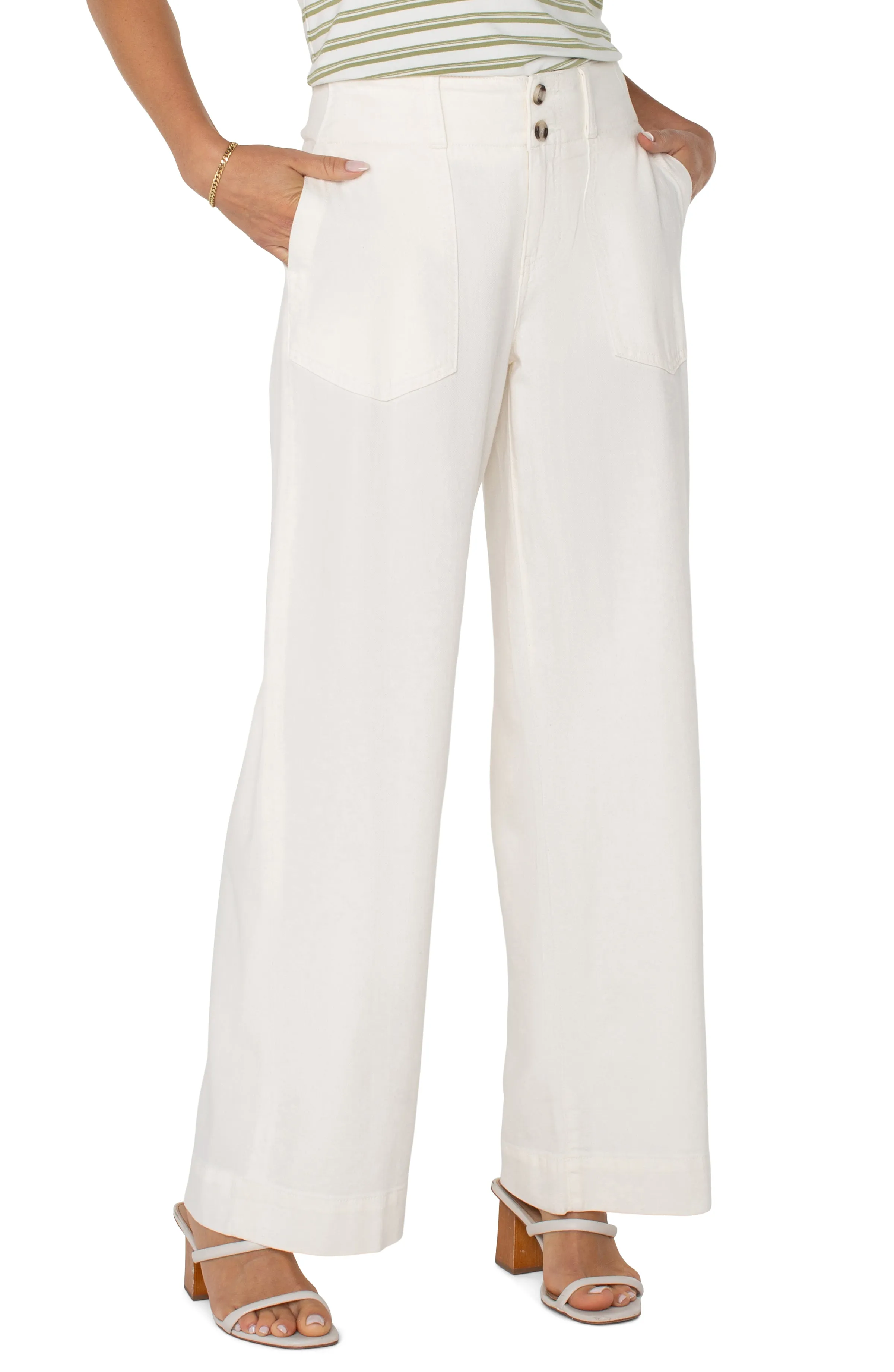 The Bowie Utility Pocket Wide Leg Pant