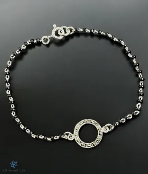The Reyna Silver Mangalsutra Bracelet