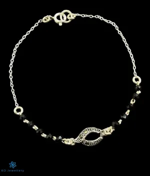 The Saanvi Silver Mangalsutra Bracelet