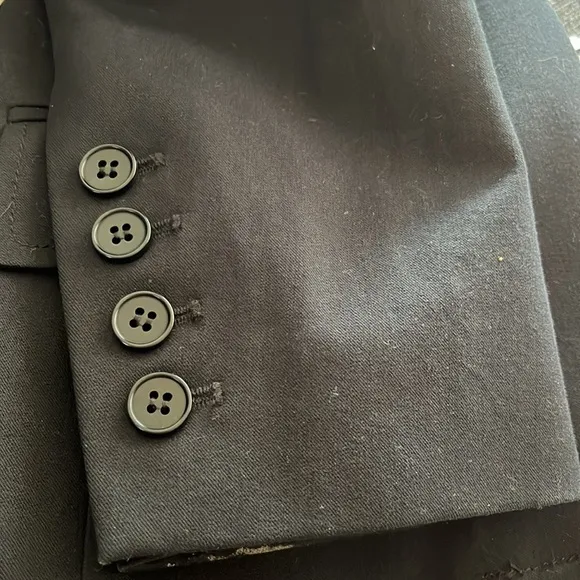 Theory black, fully lined 2 button blazer/jacket size 4