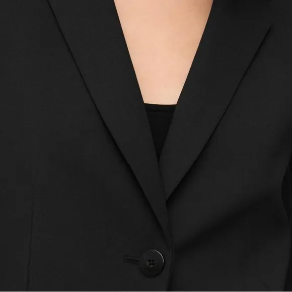 Theory black, fully lined 2 button blazer/jacket size 4
