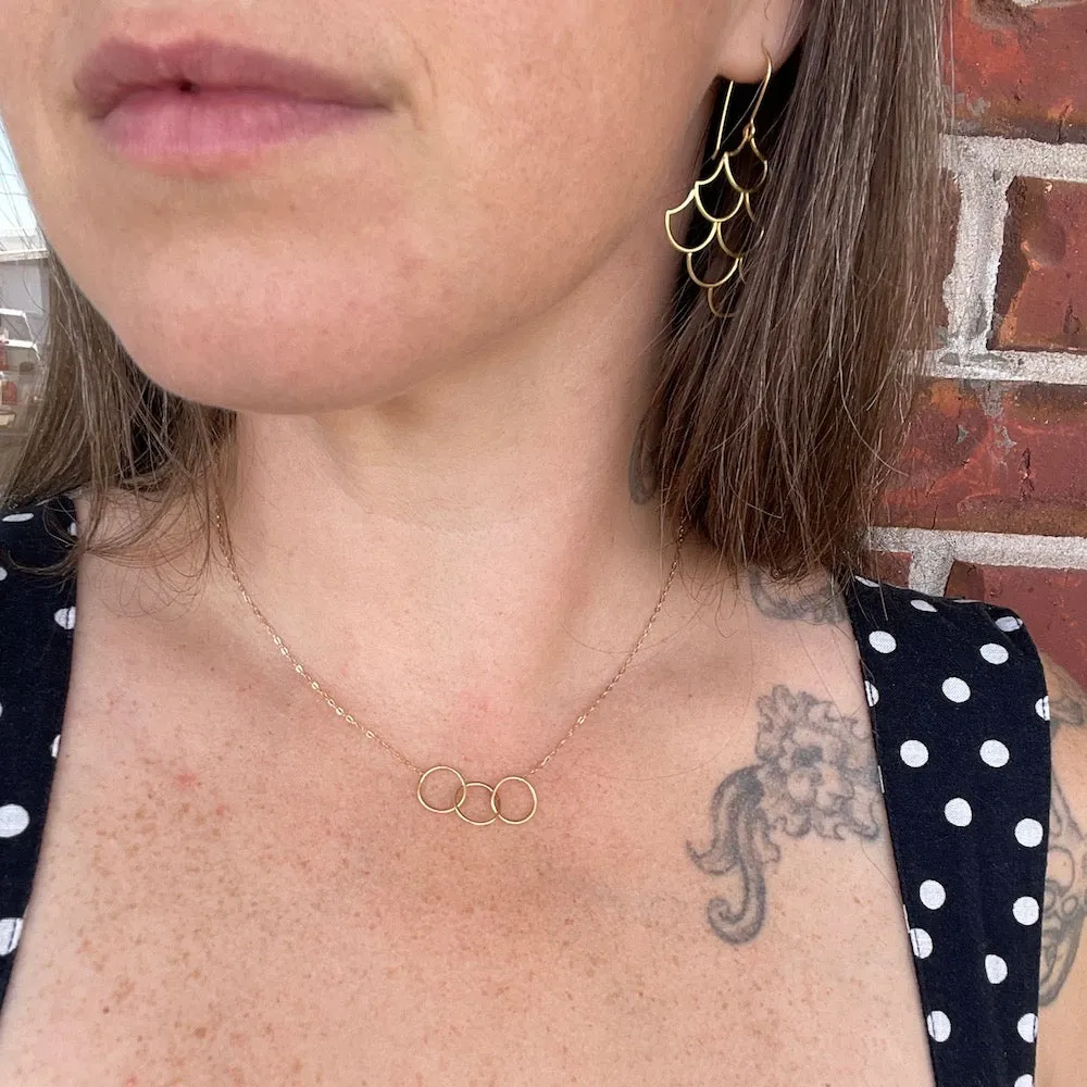 Three Circle Necklace