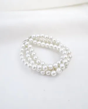 Three Layers Pearls Bracelet
