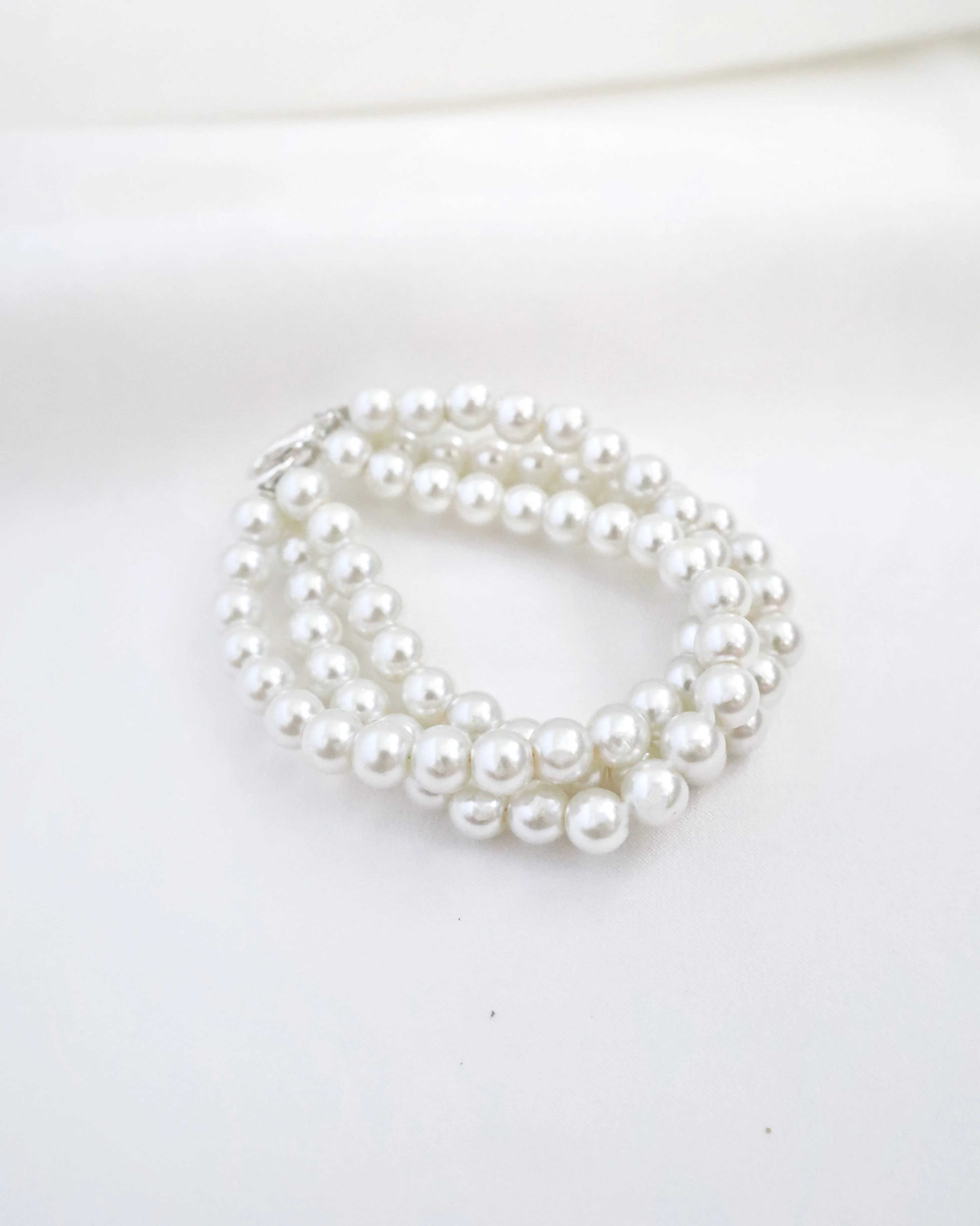 Three Layers Pearls Bracelet